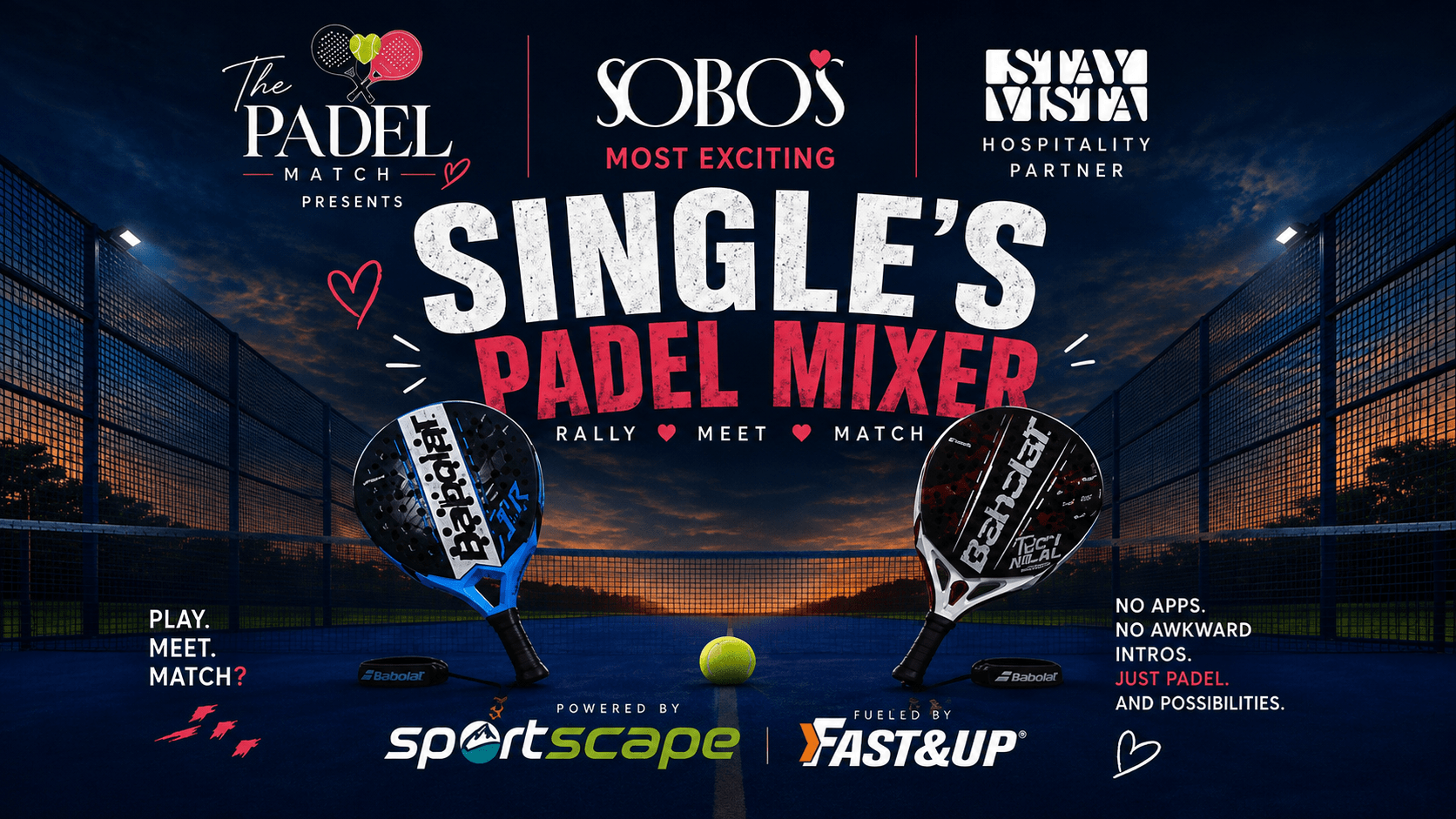 The Padel Match Single's Mixer